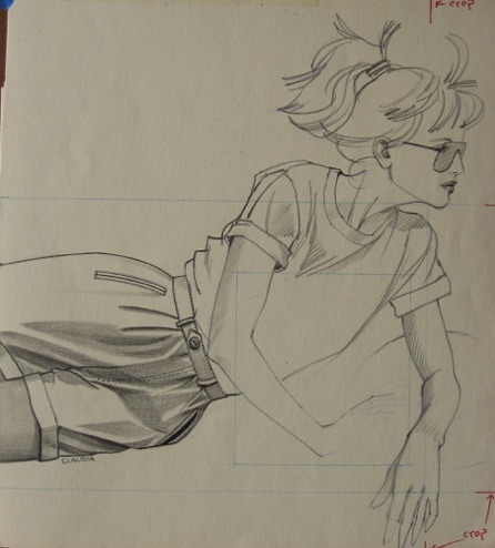Shorts sale
Byck's, Louisville Ky
Most was cropped out, just drew it for fun.
