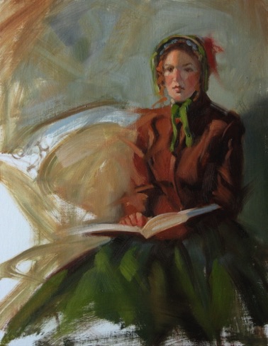 Dicken's costume
11" x 14" oil Dicken's costume
11" x 14" oil