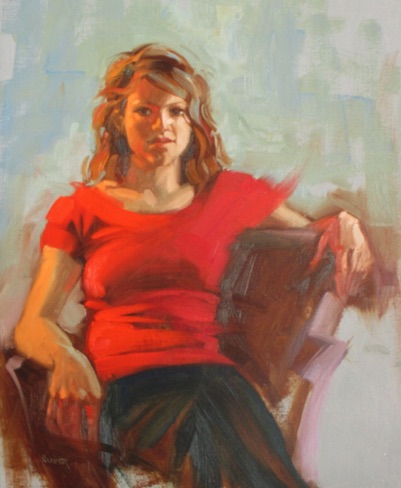 Red T
18" x 15"  oil
