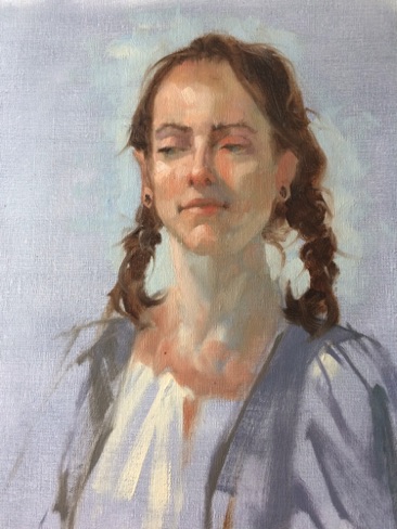 Sly Look
11" x 14" oil on toned canvas board
Sly Look
11" x 14" oil on toned canvas board