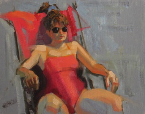 Sunning
11" x 14"  oil  Sold
