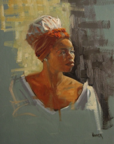 Two-tone head wrap
11" x 14" oil Two-tone head wrap
11" x 14" oil