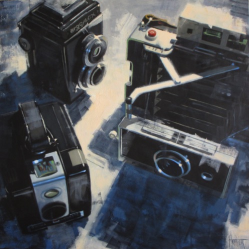 Cameras I Remember
20" x 20" oil $1000   Sold