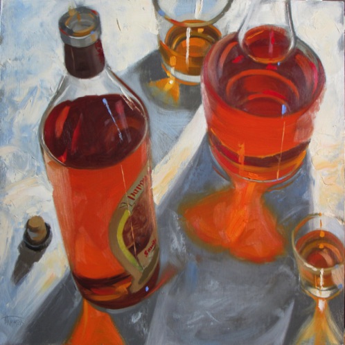 Pappy Van Winkle & Weller
18" x 18" oil  $650  Sold