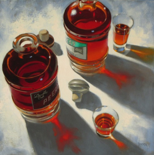 Peerless Bourbon
18" x 18"  oil
